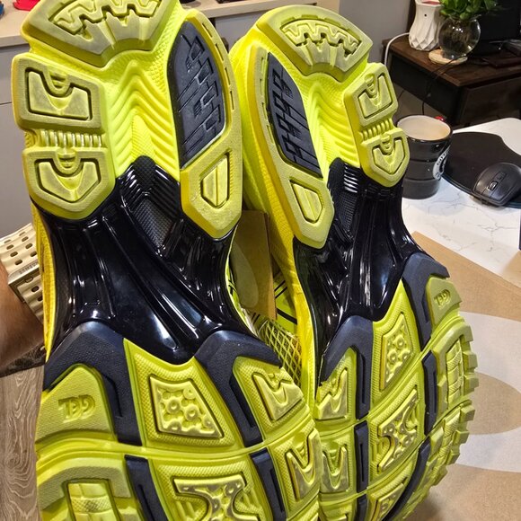 ASICS GEL-NIMBUS 10.1 1203A599 300 Kelp Lemon Spark Sports Style Shoes MENS 10.5 - Picture 8 of 15